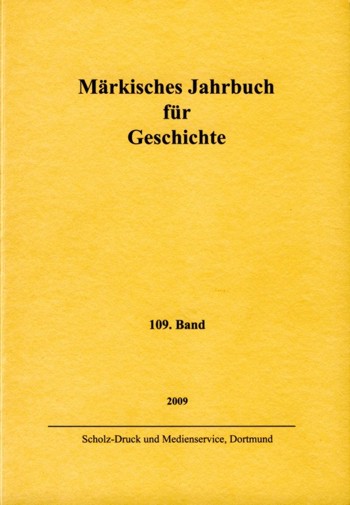 M&aumlrkisches Jahrbuch f&uumlr Geschichte 2009